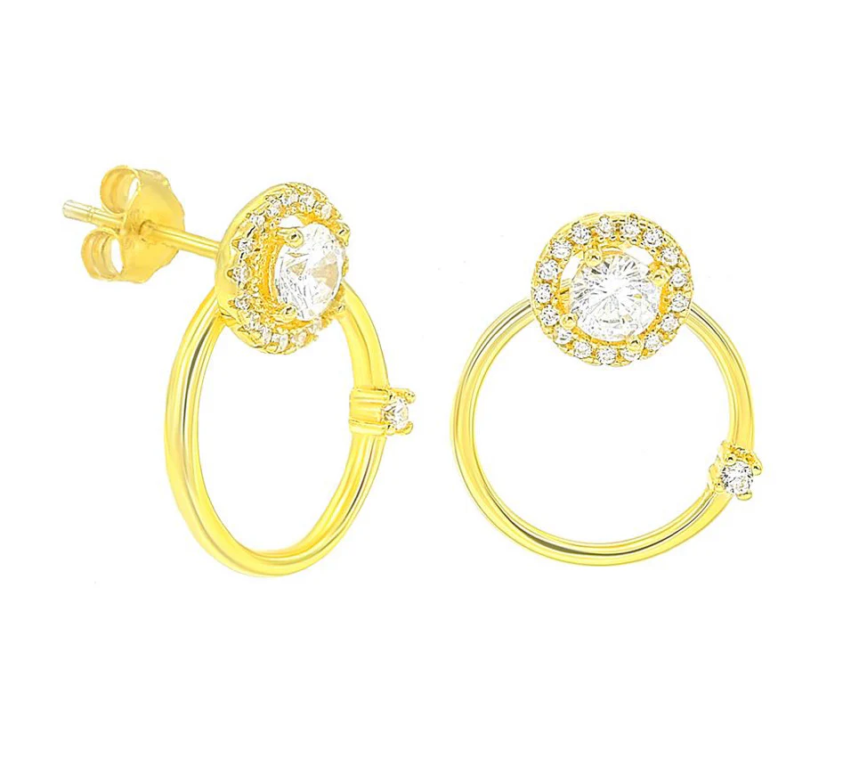 KIRA CIRCLE STUD earrings - Image 3