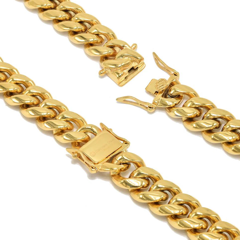 12MM CUBAN STEEL chain - Image 3